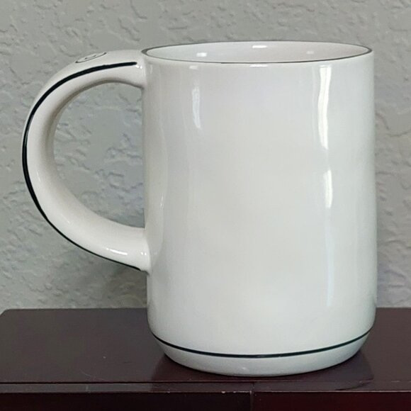 Rae Dunn "enjoy" White Ceramic 12oz Coffee Mug - Picture 3 of 9